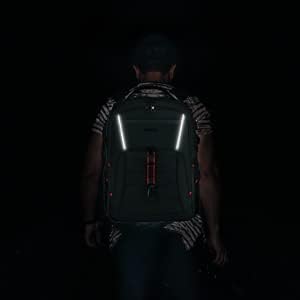 KROSER Travel Laptop Backpack 18.4 inch XXXL Computer Backpack Stylish College Backpack with RFID Pockets USB Charging Port REFLECTIVE STRIPS Water-Repellent Day pack for Business/Men - Roamly