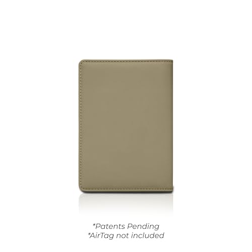 Passport Wallet with AirTag Holder