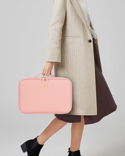 Travel Makeup Bag With LED Mirror