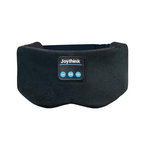 Weighted Eye Masks Bluetooth Sleep Mask Headphones Silk Wireless Bluetooth Headband for Side Sleepers Blackout for Airplane Travel Men Women Black