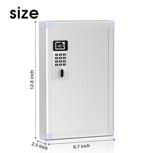 24 Slots Key Box Wall Mount with Code and Key