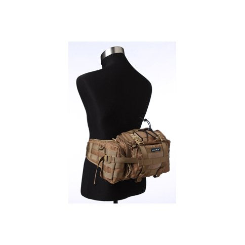 Tactical Range Bag Outdoor Sling Backpack Hiking Fanny Waist Pack