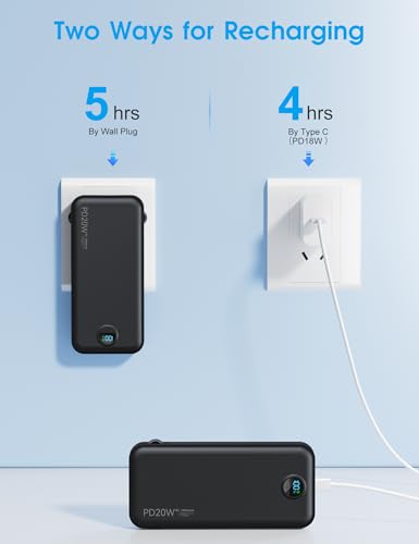 Portable Charger 10000mAh PD20W w