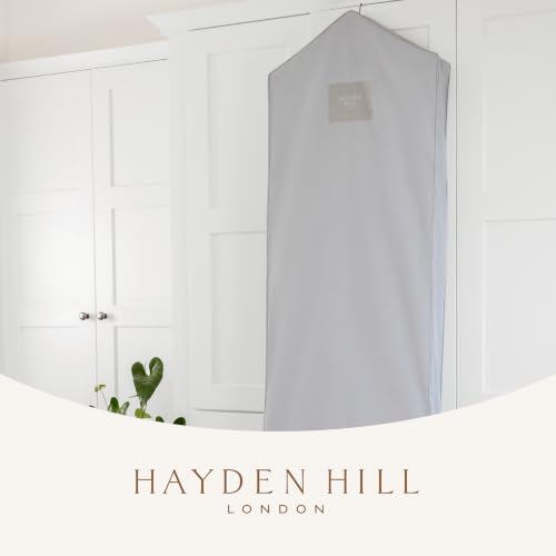 Luxury Organic Cotton Garment Bag for Hanging Clothes Long 58"