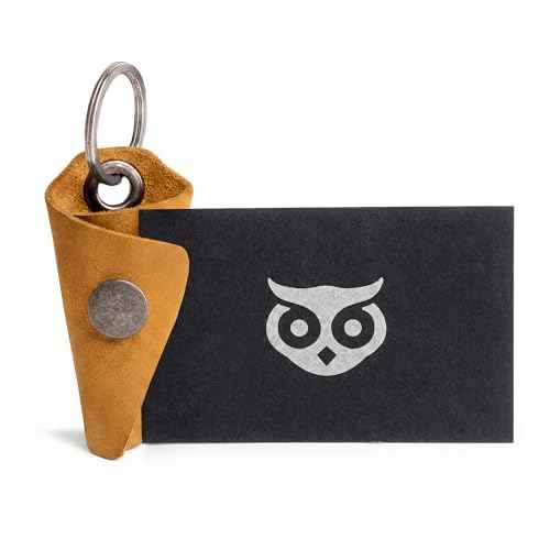 Full Grain Leather Wrap Keychain