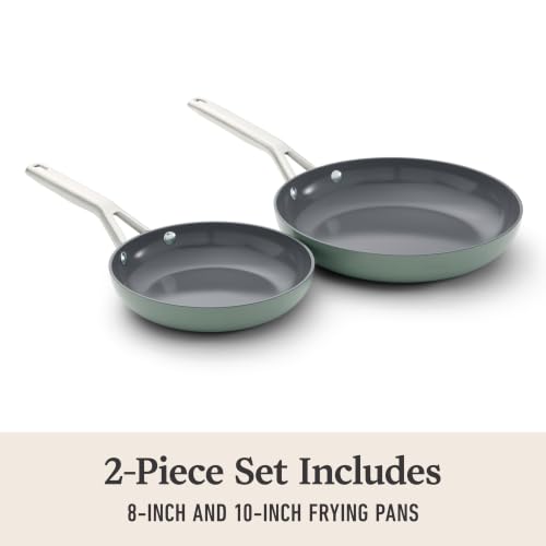 Ceramic Nonstick 8" and 10" Frying Pan Set