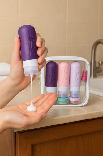 TSA Approved Travel Containers for Toiletries (18 Count)