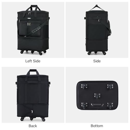Expandable Luggage Bags for Travel Collapsible Suitcase with Wheels