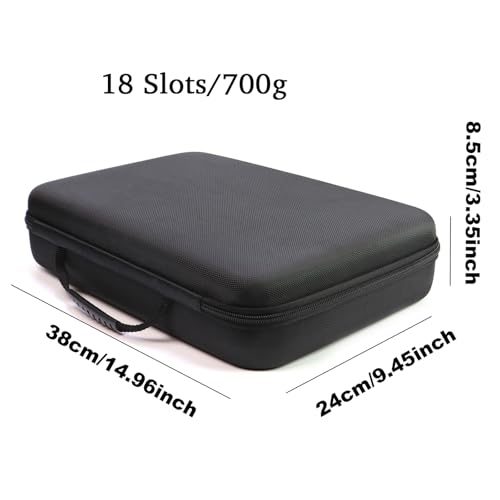 18 Slots Hard Watch Travel Case