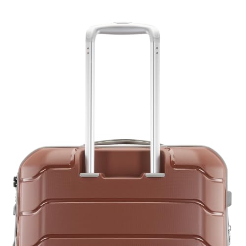 Freeform Large Checked Luggage with Dual 360° Spinner Wheels