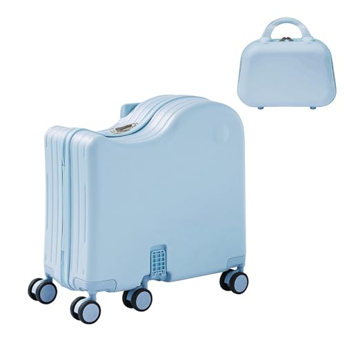 Ride on Luggage with Portable Bag for Kids