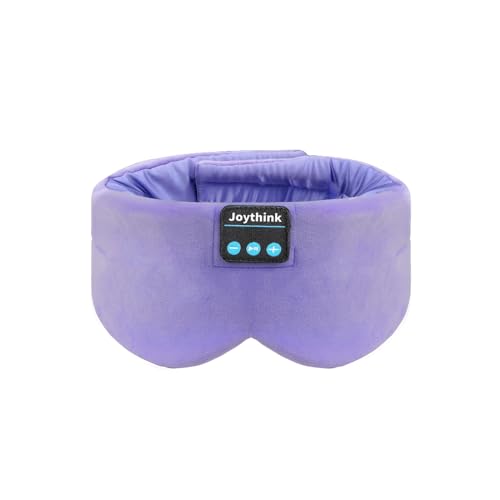 Sleep Headphones Bluetooth Sleep Mask Silk Headband Earphones Bluetooth Eye Mask for Sleeping On Side Blackout Soft Sleep Earphones Music Kids Children Eye Cover Purple