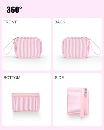 Mini Makeup Bag with Led Mirror with 3 Light Modes