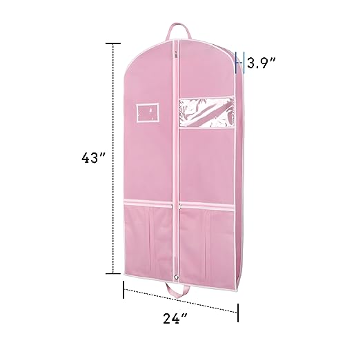 Travel Garment Bag with Pockets (2 Count)