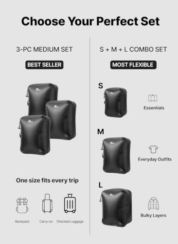 Travel Vacuum Bags with Pump (4 Count)