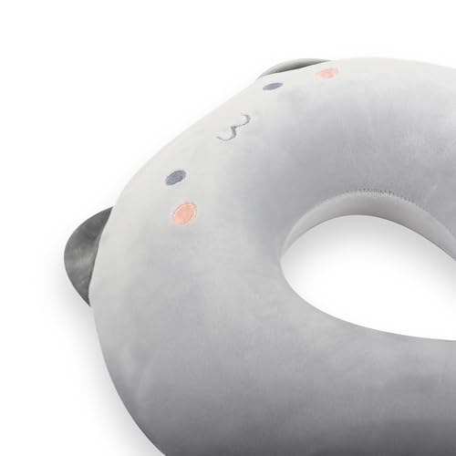 Kids Neck Pillow for Travel with Sleep Eye Mask