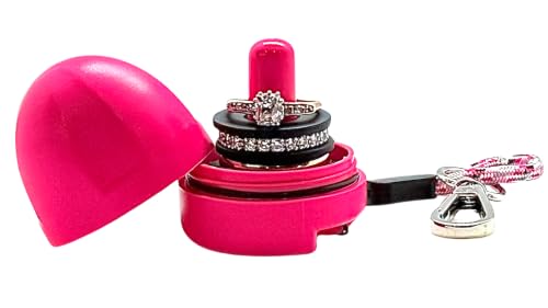 Waterproof Ring Holder Keychain for Travel & Gym