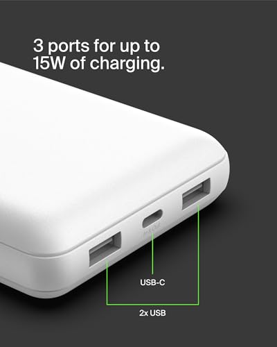 20000mAh 15W 3 Port Power Bank