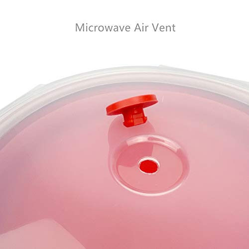 1200ml Large Collapsible Food Containers Silicone Lunch Containers Silicone Leftover Food Containers (3 Count)