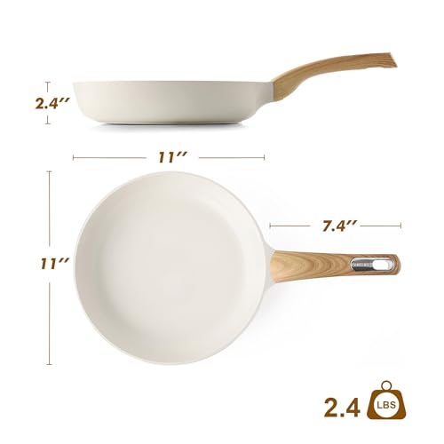 11inch Ceramic Nonstick Frying Pan Paella Pan
