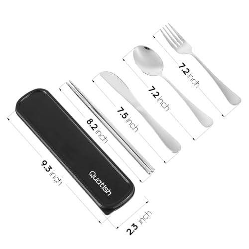 Travel Utensils with Case (5 Count)