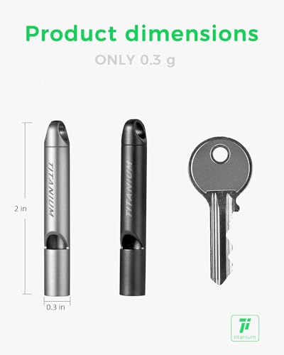 Titanium Survival Emergency Whistle