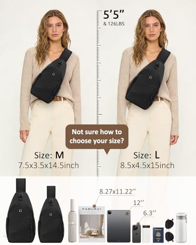 Crossbody Bags for Women Men Trendy Sling Bag Backpack Chest Bag