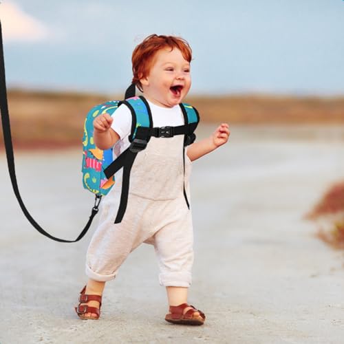 Toddler Backpack Leash with Anti Lost Wrist Link