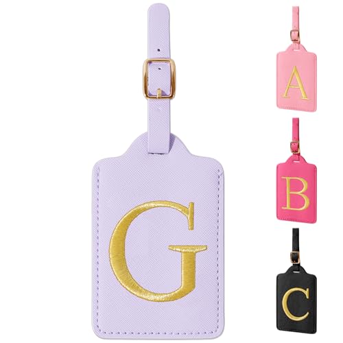 Personalized Initial Luggage Tags for Suitcase