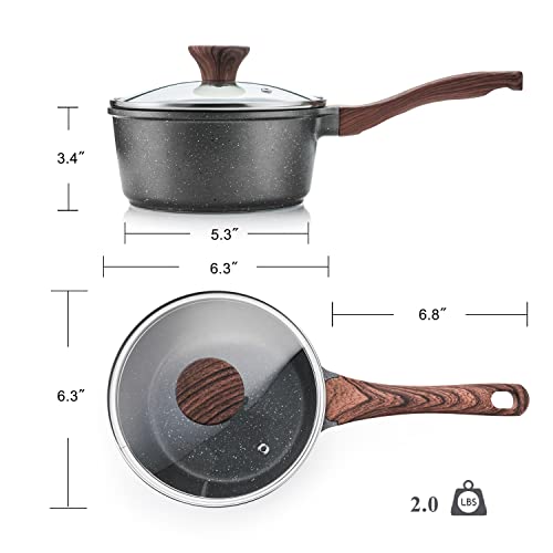 Nonstick Saucepan with Lid