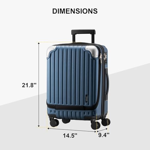 Grace Carry on Luggage 22x14x9 Airline Approved