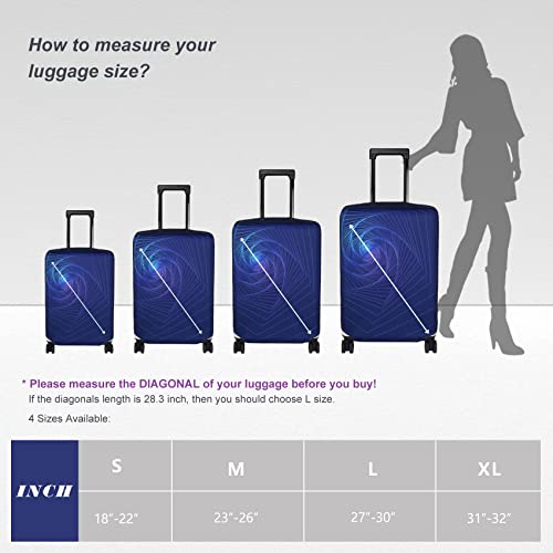 Travel Luggage Cover Fits 23