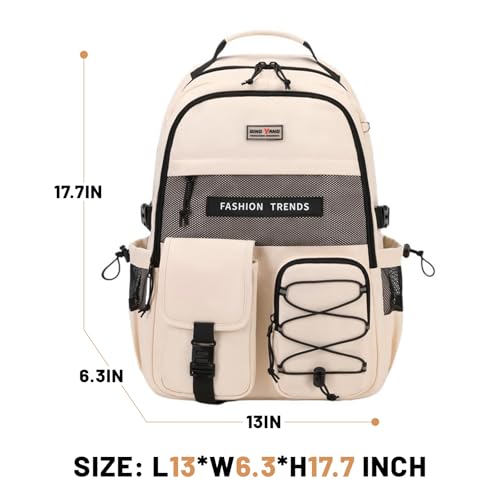 Multi Pocket Backpack with 15.6 inch Laptop Compartment