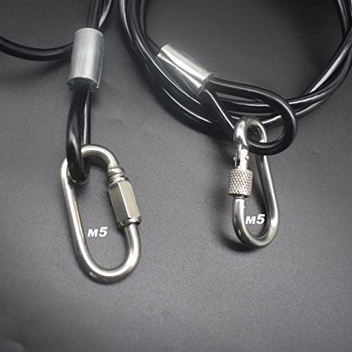 8FT 6mm Stainless Security Cables Tether
