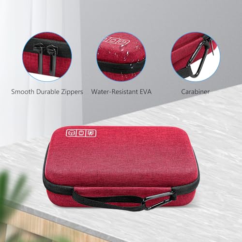 Hard Travel Electronic Organizer Case for MacBook Power Adapter Chargers Cables Power Bank Apple Magic Mouse Apple Pencil USB Flash Disk SD Card Small Portable Accessories Bag