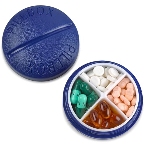 Pill Box Round for Travel