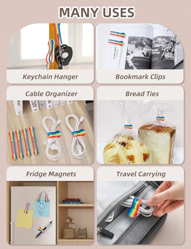 8 Pack Magnetic Cable Tie (8 Count)