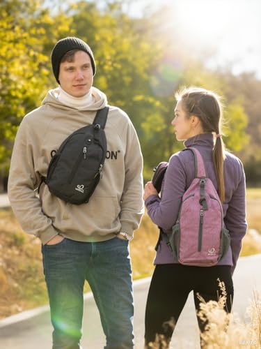 Crossbody Sling Backpack Sling Bag Travel Hiking Chest Bags Daypack