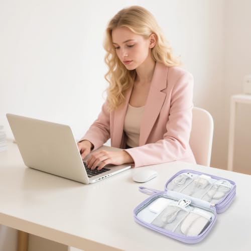 Tech Pouch Lightweight Electronics Organizer Travel Case