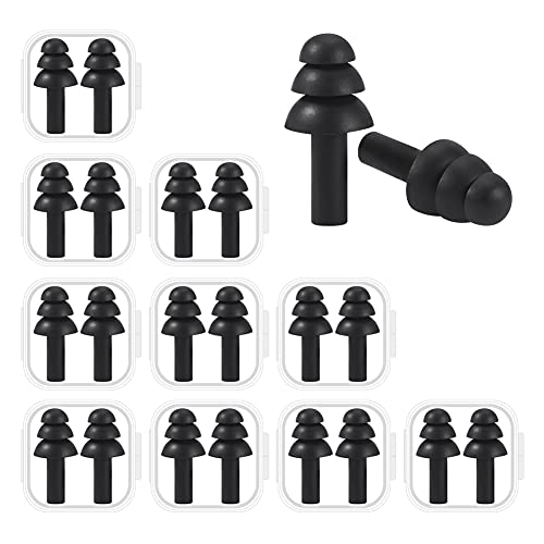 10 Pairs Noise Cancelling Ear Plugs (10 Count)
