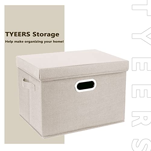 Large Storage Bins with Lids (5 Count)