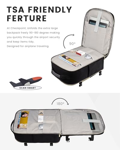 40L Travel Backpack Flight Approved Carry on Backpack