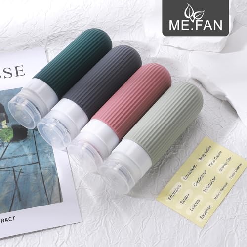 Travel Bottles for Toiletries (4 Count)