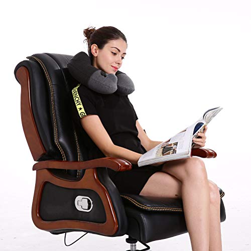 Inflatable Travel Neck Pillow for Airplane
