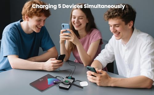 Portable Charger for iPhone with Built