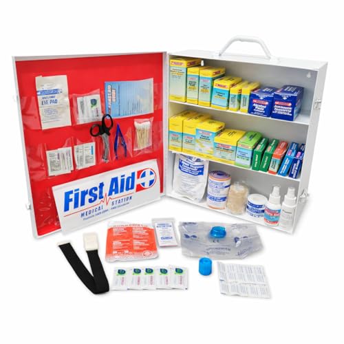 3 Shelf First Aid Kit Cabinet