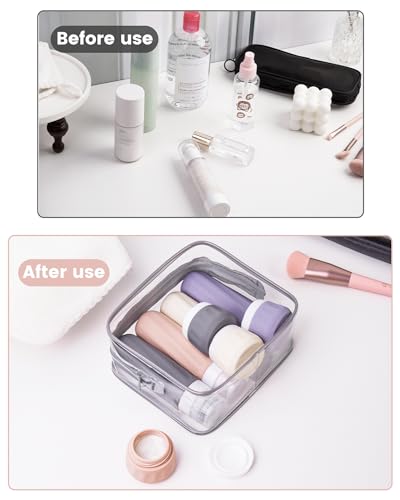 Travel Bottles for Toiletries 8 Pack (8 Count)