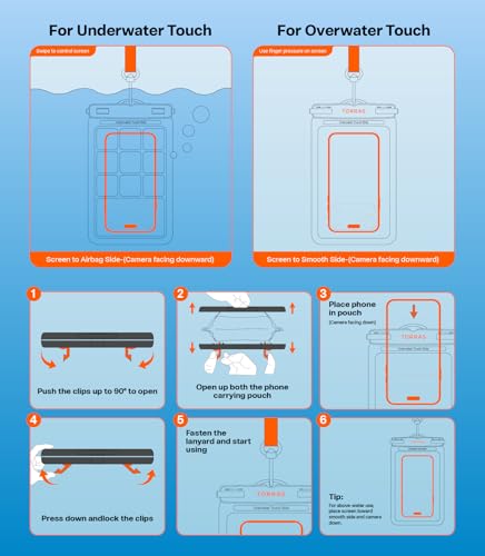 IPX8 Waterproof Phone Pouch Floating