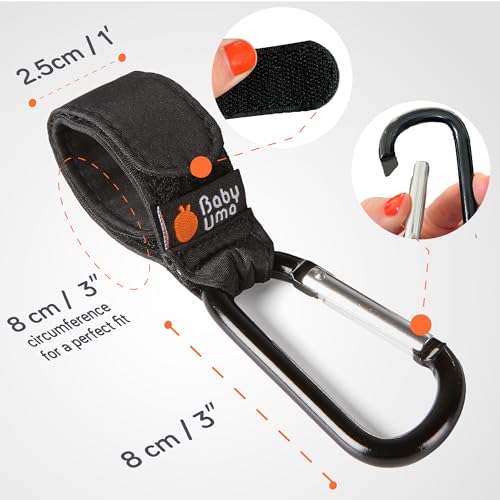 Stroller Hooks for Bags (4 Count)