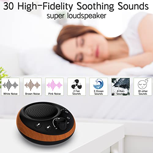 Brown Noise Sound Machine White Noise Machine Nonstop 30 Soothing Sounds Sound Therapy for Baby Kids Adults Sleep Machine 36